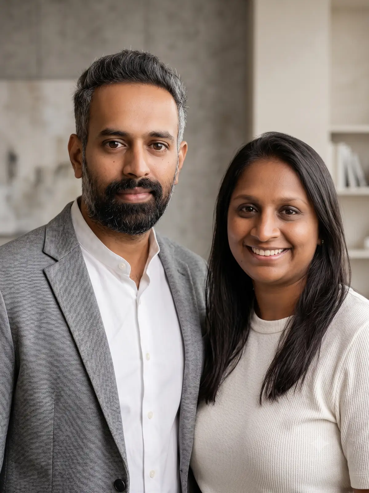 Kavya Srinivasa Bhupal and Asif Khan, founders of TD PRIVÉ